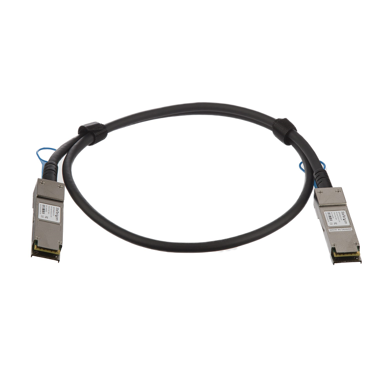 StarTech QSFPH40GCU1M 40GbE QSFP+ Copper DAC 40 Gbps Low Power Passive Transceiver